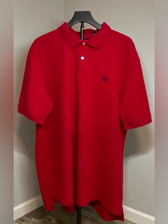 Chaps Other - Chaps - Red Polo Shirt with Small Chest Emblem